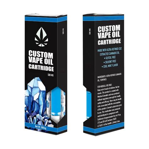 Best Ml Custom Cbd Vape Oil Cartridge Packaging Boxes Wholesale