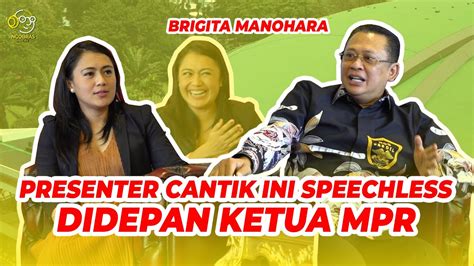 Brigita Manohara Presenter Cantik Yang Speechless Didepan Keua Mpr