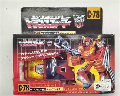 TAKARA TRANSFORMERS C 78 Cybertron Caballero Hot Rodimus 1986 Figura Hecho En EUR 156 24