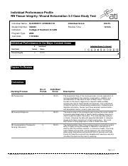 Wound Eviscertion Pdf Individual Performance Profile Rn Tissue