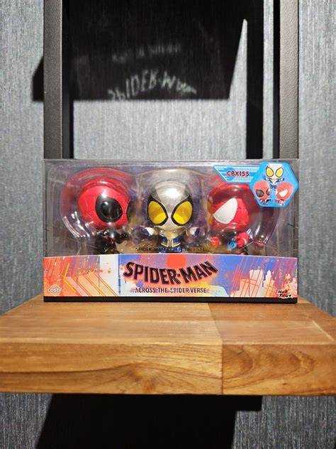 Hot Toys Spiderman Across The Spiderverse Superior Spiderman Threats Menace Suit Scarlet