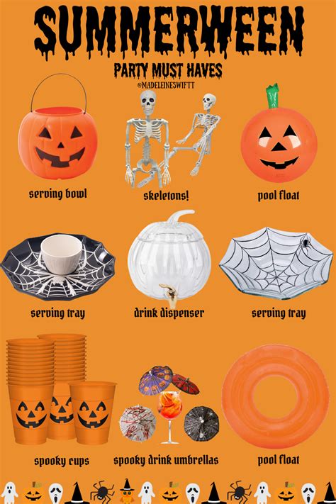 Summerween Party Must Haves What Do You Need For A Halloween Party