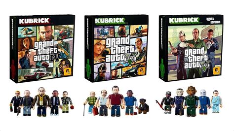 Kubrick Grand Theft Auto 3 Nouveaux Packs 15 Nouvelles Figurines