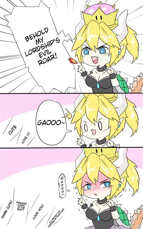 Bowsette Anime Memes Funny Mario Comics Anime Funny