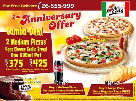 Italian Pizza Discount Coupons Italian Pizza Bandra East Mumbai