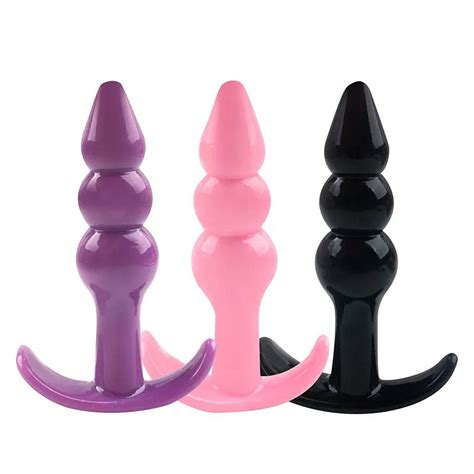 LB6028 Plug De Silicone Jelly Formato De Bolhas 3 Cores Libb Sex Toys Importadora