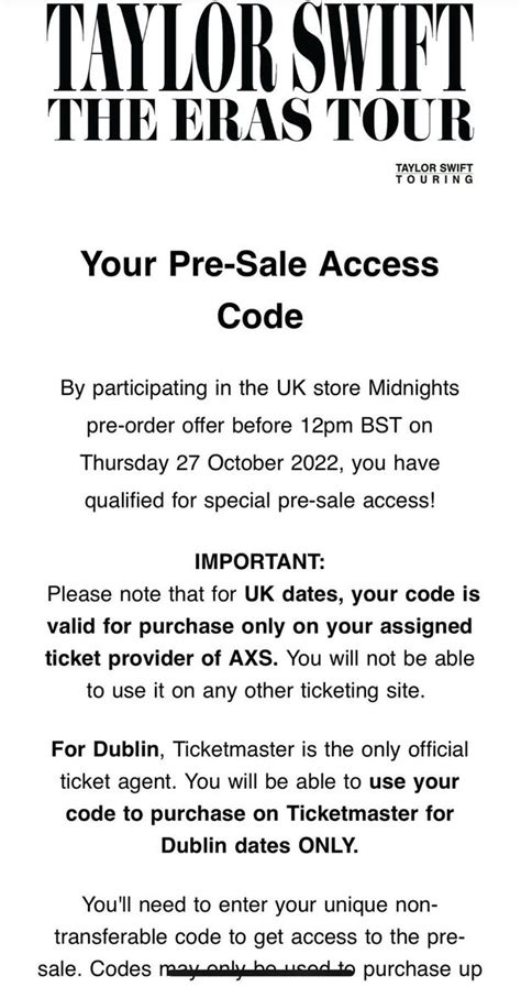 Taylor Swift: Eras Tour On X: ? Pre-sale Emails Are Now, 55% OFF