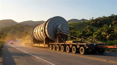 Carreta Gigante - Com 123 metros de comprimento e cerca de 300 pneus, a carreta gigante ...