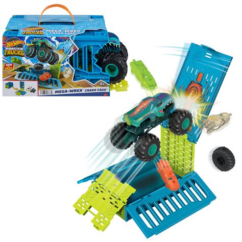 Hot Wheels Monster Trucks Live Ar Na Mega Wrex Doplnkov Dr Ha Sada Mattel Objedna N Kup