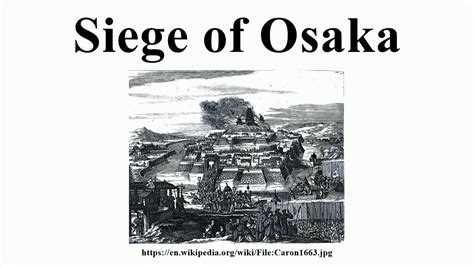 Siege Of Osaka Youtube