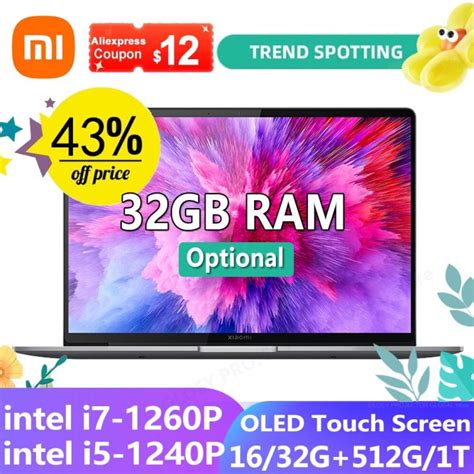 Xiaomi Mi Book Laptop Pro 14 2022 Intel I7 1260P I5 1240P RTX2050 16G