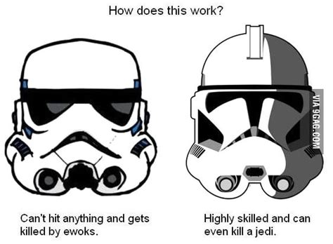 Stormtrooper vs Clone Trooper - 9GAG