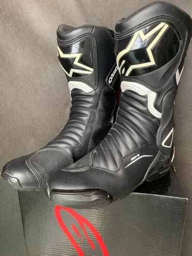 Bota Alpinestars Smx V Preta E Branco Original Parcelamento Sem Juros