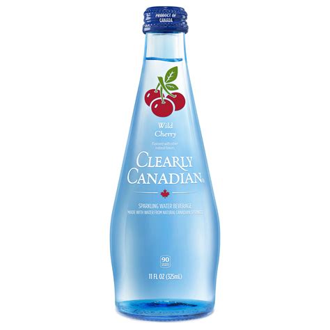 Clearly Canadian Natural Flavored Sparkly Beverage Wild Cherry