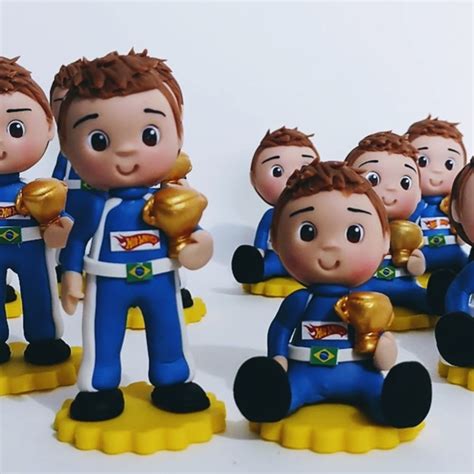 Apliques De Biscuit Menino Hot Wheels Lembrancinhas Elo