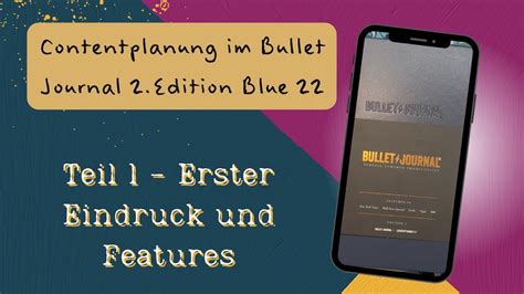 Ich Lege Mein Contentplanungsjournal An Teil Im Bulletjournal Blue