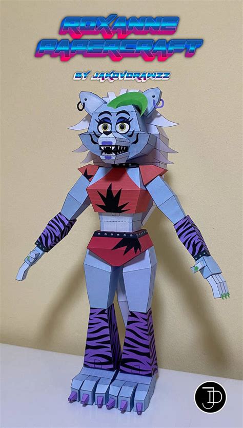 Roxanne Wolf papercraft by JakovDrawzz on DeviantArt