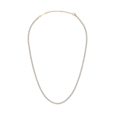 Classic Tennis Necklace In Rose Gold Dw