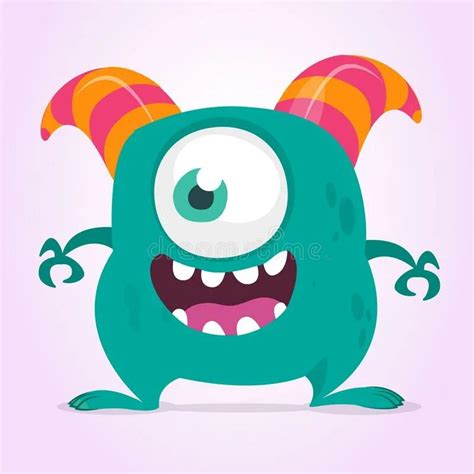 Smiling critters cartoon