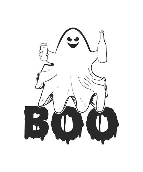 Boo Crew Halloween Illustration 11197576 Vector Art At Vecteezy