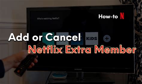 How To Add Or Cancel Netflix Extra Member