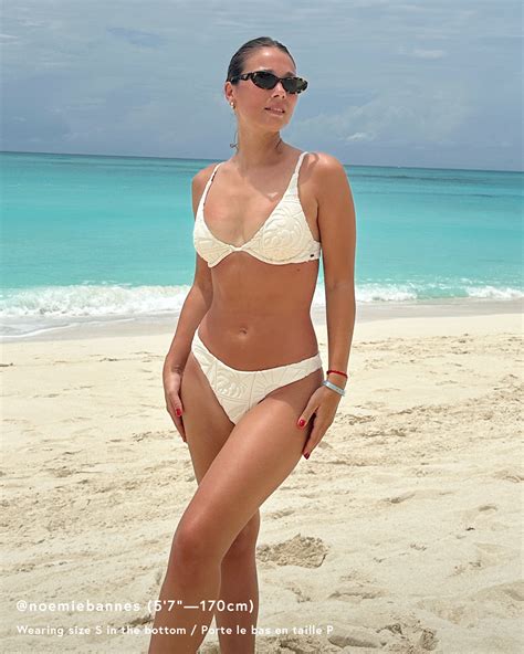 Rip Curl Santorini Terry High Leg Brazilian Bikini Bottom Seashell Bikini Village