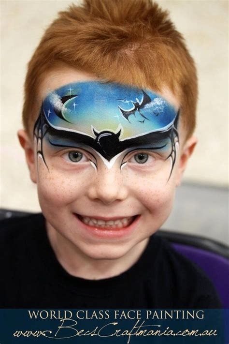 Batman Forever Superhero Face Painting Face Painting Designs Batman