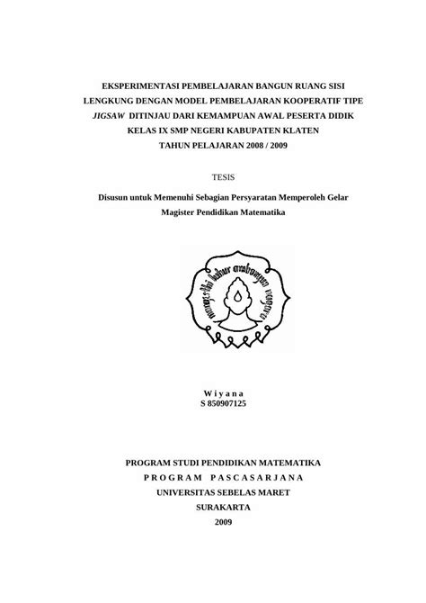 Pdf Eksperimentasi Pembelajaran Matematika Dengan Eksperimentasi