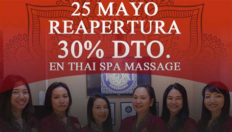 Reopening Thai Spa Massage On Monday 25th May - Thai Spa Massage