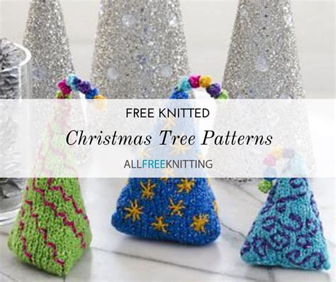 21 Free Knitted Christmas Tree Patterns