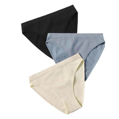 Mid Waist Seamless Sexy Bikini Pants Women S Underwear Buy Comfortable Mid Waist Cotton