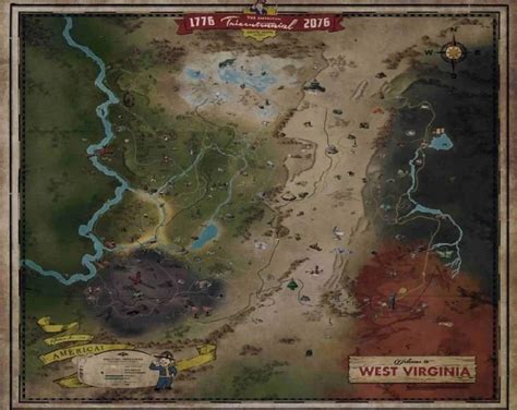 Fallout 76 Full Map Printable