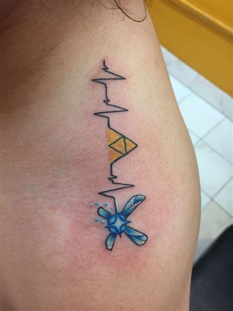 Zelda Heart Piece Tattoo