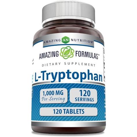 Amazing Formulas L-tryptophan 1000 Mg 120 Tablets : Target