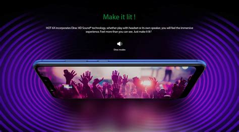 Infinix Hot 6X Pro Ecran 6 2 4G Ram 3 Go Memoire 32 Go 13MP Android 8 1 Promo Sn