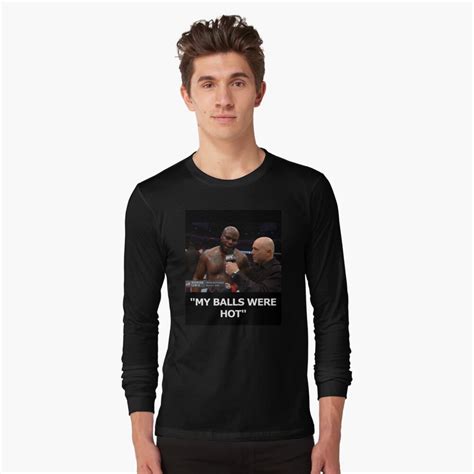 Derrick Lewis My Balls Were Hot Funny Ufc Quote Sticker For Sale By Michael Wood Redbubble