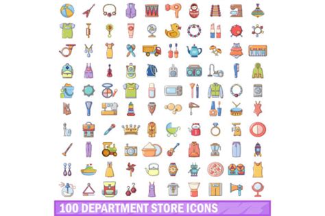 100 Startup Icons Set Cartoon Vector Graphic By Ylivdesign · Creative Fabrica