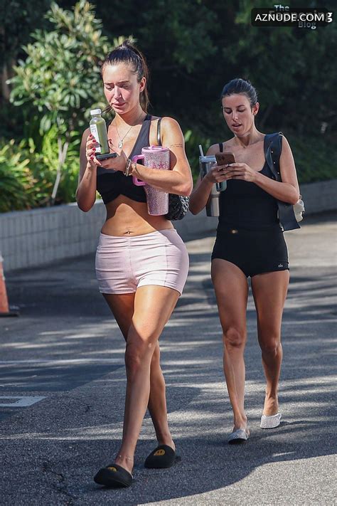 Anastasia Karanikolaou Sexy Spotted Flaunting Her Sculpted Abs And Hot Legs In Brentwood Aznude
