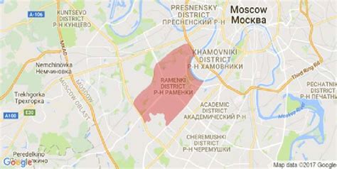 location ramenki district moscow scientific diagram