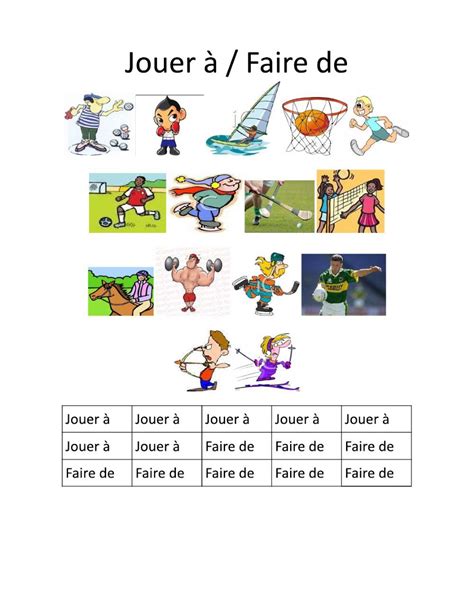 jouer  faire de worksheet worksheets jouer comics