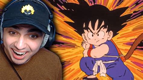 Goku S FIRST Kamehameha Dragon Ball REACTION Ep 8 YouTube