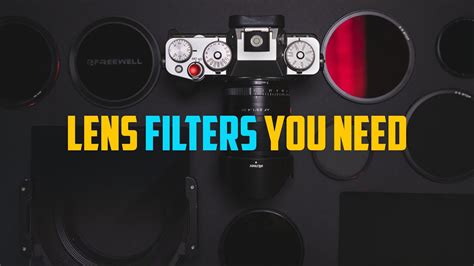 Why You Need Lens Filters All Lens Filters Explained Youtube