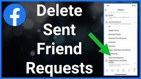 How To See And Delete All Your Sent Friend Requests On Facebook Youtube