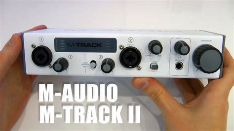 M Audio M Track Ii Mk2 Краткий обзор Youtube