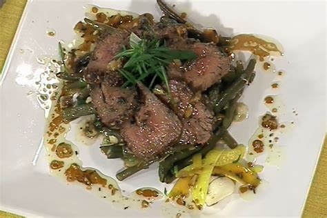 Tagliata Di Manzo Con Balsamico E Fagiolini Tagliata De Ternera Con