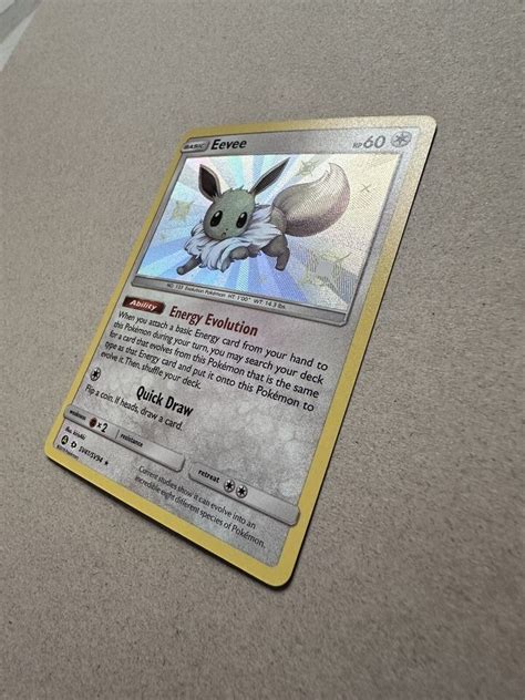 Pokémon TCG Eevee SV41 SV94 Shiny Holo Rare Hidden Fates Shiny