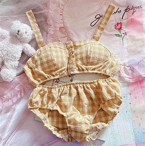 Lolita Lingerie Set Princess Bras Thongs Vintage Bra And Etsy