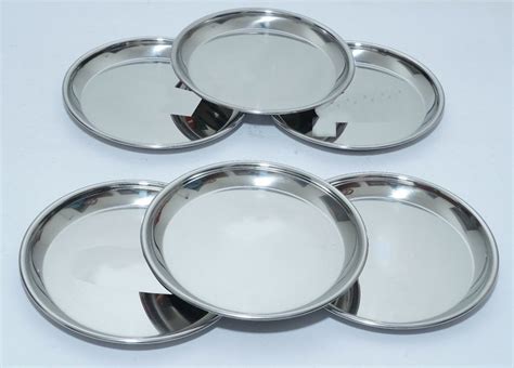 Stainless Steel SS Dinner Plate Set 7 Inch At Rs 250 Kg In Bengaluru