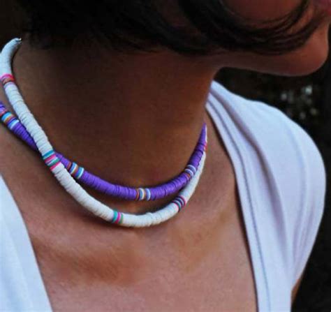 Polymer Clay Beaded Choker Necklaces Boho Jewelry FromOcean