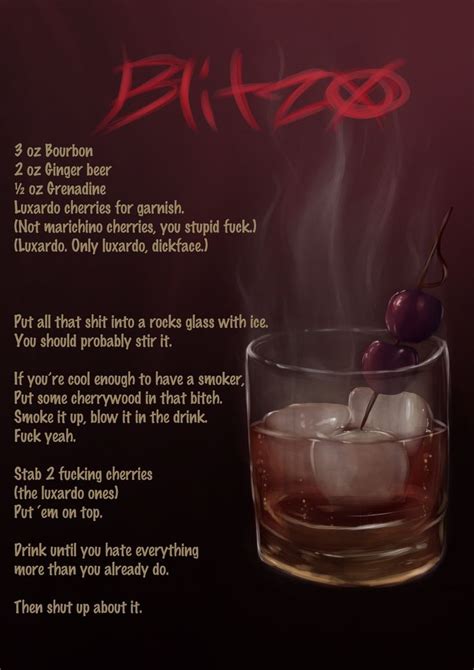 Blitzo Helluva Boss Alcohol Drink Recipes Drinks Alcohol Recipes